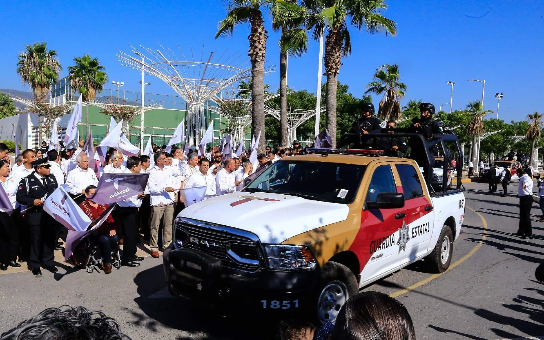 Guardia Estatal Tamaulipas estrenará 100 patrullas 